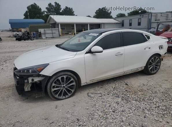 KNALC4J14K5166995 2019 KIA CADENZA Белый Передняя левая четверть