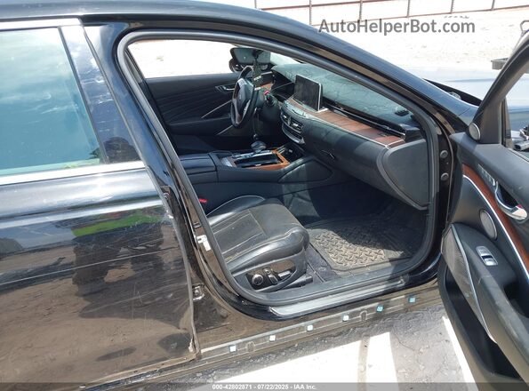 KNAS34J69K6009870 2019 KIA K900 Черный Вид салона спереди