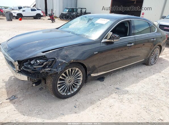 KNAS34J69K6009870 2019 KIA K900 Черный Передняя левая четверть