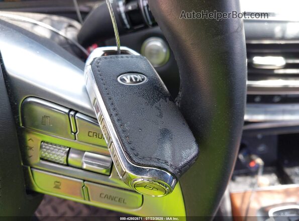 KNAS34J69K6009870 2019 KIA K900 Черный Вид панели приборов