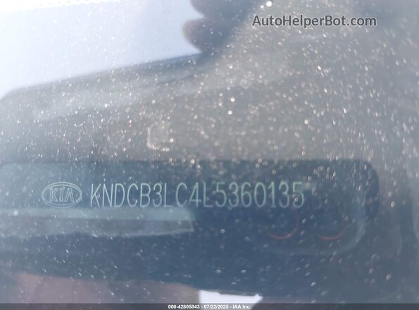 KNDCB3LC4L5360135 2020 KIA NIRO Синий Вид подкапотного пространства