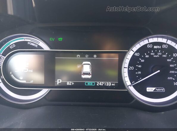 KNDCB3LC4L5360135 2020 KIA NIRO Синий Вид задних сидений