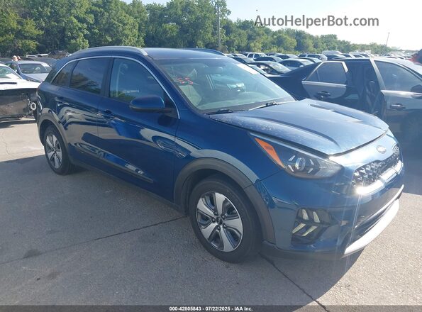 KNDCB3LC4L5360135 2020 KIA NIRO Синий Передняя правая четверть