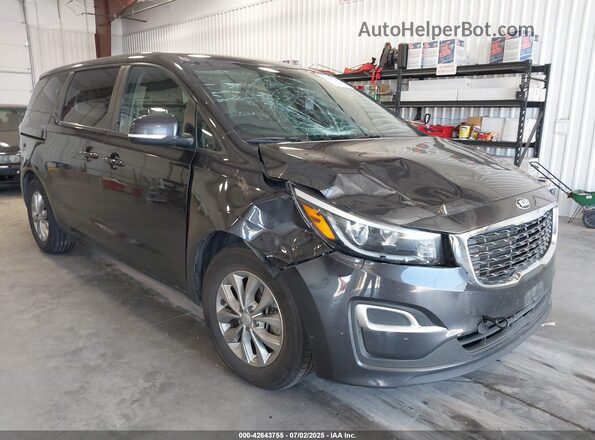 KNDMB5C15L6593188 2020 KIA SEDONA Gray Przód prawy