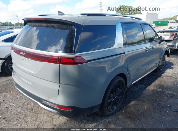 KNDNE5H37N6149965 2022 KIA CARNIVAL MPV Gray Հետևի աջ