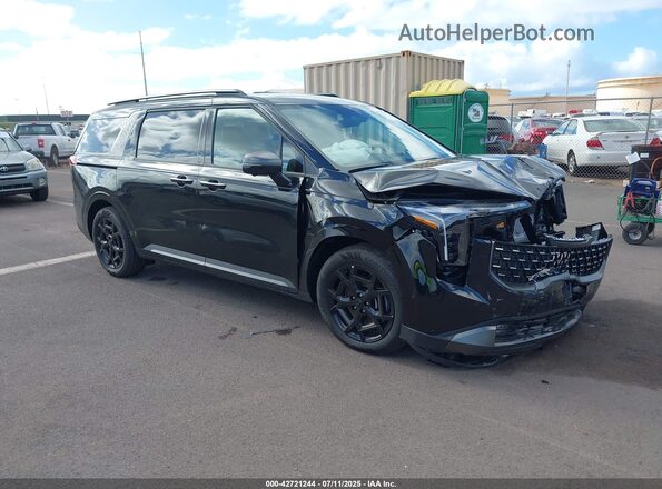 KNDNE5KA7S6079287 2025 KIA CARNIVAL MPV HYBRID Black Przód prawy