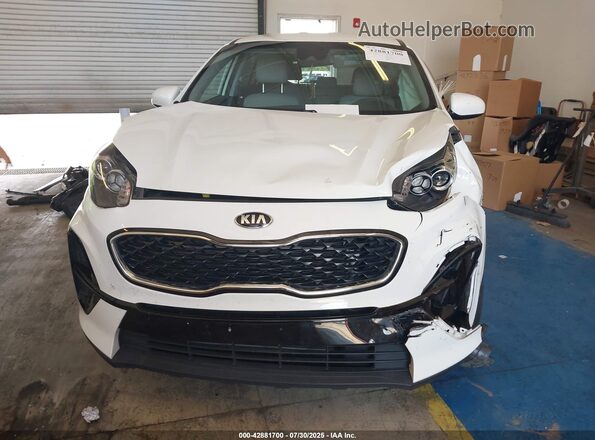KNDPM3AC1M7874688 2021 KIA SPORTAGE White Widok zestawu wskaźników