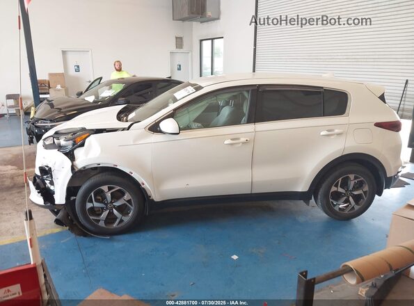KNDPM3AC1M7874688 2021 KIA SPORTAGE White Widok wnętrza 360 stopni