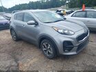 2021 Kia Sportage Lx Gray vin: KNDPM3ACXM7938095