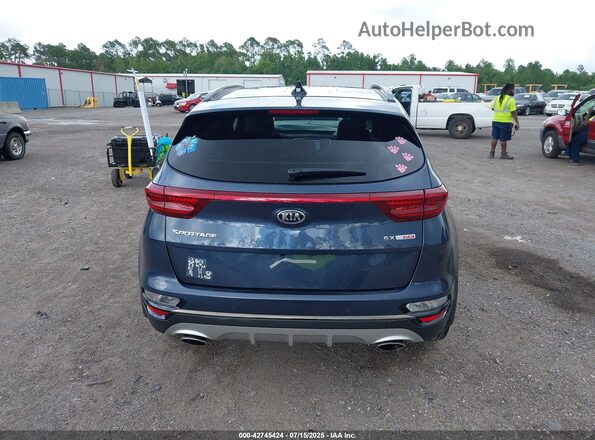 KNDPR3A67M7931732 2021 KIA SPORTAGE Blue 