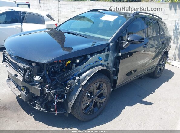 KNDPYDDH6S7215973 2025 KIA SPORTAGE PLUG-IN HYBRID Черный Передняя левая четверть