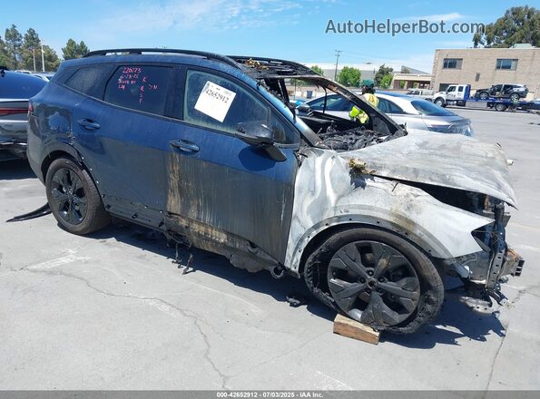 KNDPYDDH9S7240284 2025 KIA SPORTAGE PLUG-IN HYBRID Синий Передняя правая четверть