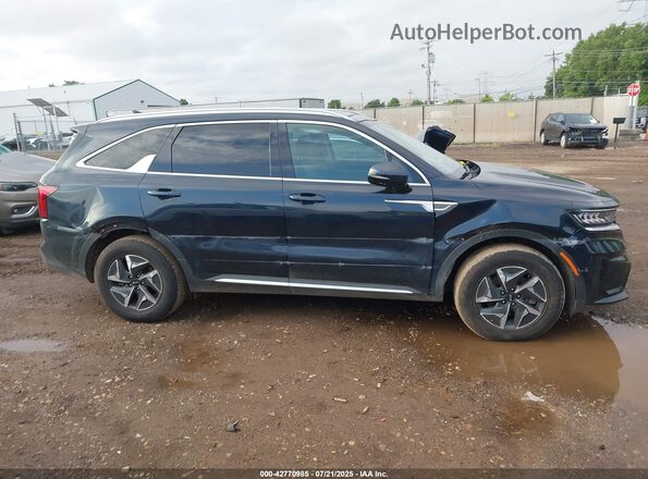 KNDRH4LG3M5053896 2021 KIA SORENTO Dark Blue უკანა სალონის ხედი