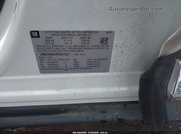 LRBFZMR43PD201521 2023 BUICK ENVISION Белый Вид подкапотного пространства