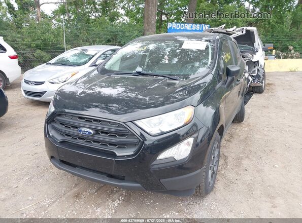 MAJ3S2FE2KC271431 2019 FORD ECOSPORT Черный Передняя левая четверть