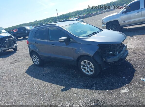 MAJ3S2GE0MC436846 2021 FORD ECOSPORT Gray Widok wnętrza z tyłu