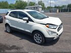 2021 Ford Ecosport Se White vin: MAJ6S3GL6MC454673