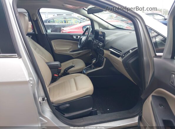 MAJ6S3KL5MC403107 2021 FORD ECOSPORT Серебряный Вид салона спереди