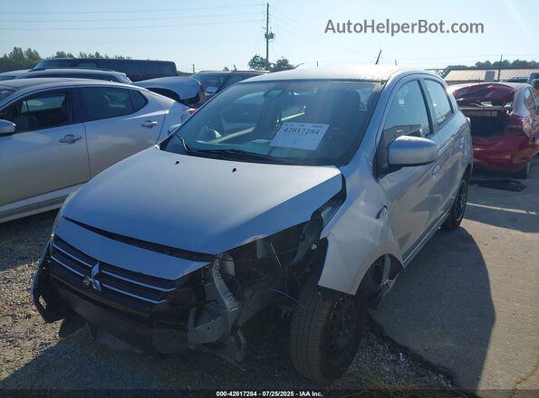 ML32AUHJ8NH002696 2022 MITSUBISHI MIRAGE Silver Առջևի ձախ երեք քառորդ տեսարան