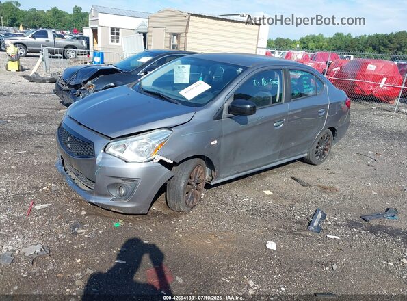 ML32F4FJ6LHF00495 2020 MITSUBISHI MIRAGE G4 Gray Vista tres cuartos delantera izquierda
