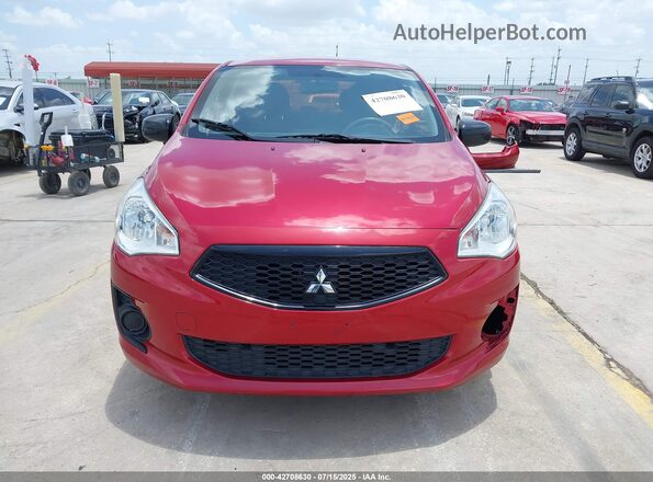 ML32F4FJ9LHF08753 2020 MITSUBISHI MIRAGE G4 Red Widok wnętrza z tyłu