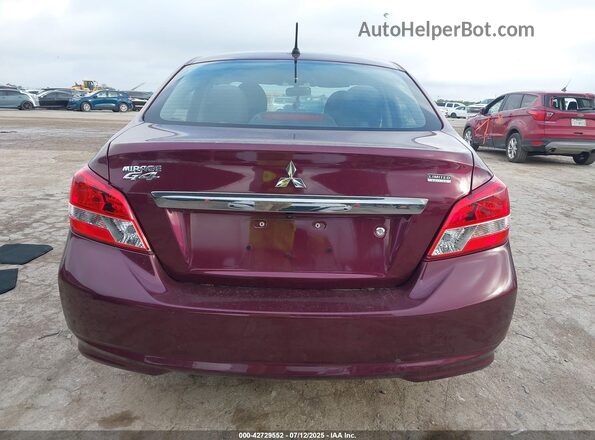 ML32F4FJXLHF11984 2020 MITSUBISHI MIRAGE Burgundy 