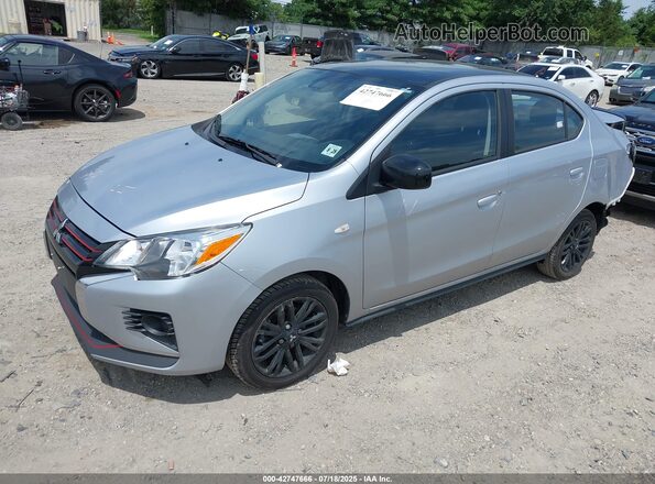 ML32FUFJ0PHF06430 2023 MITSUBISHI MIRAGE G4 Серебряный Передняя левая четверть