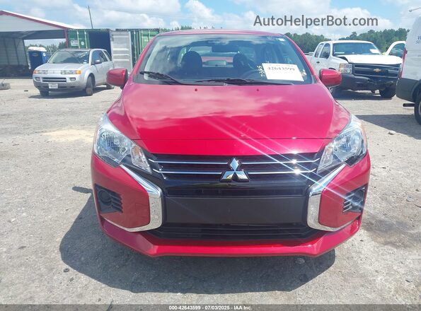 ML32FUFJXPHF03468 2023 MITSUBISHI MIRAGE Red Vista interior trasera