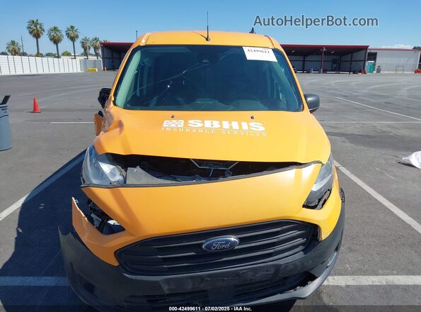 NM0LS7E23L1472196 2020 FORD TRANSIT CONNECT Orange Widok zestawu wskaźników