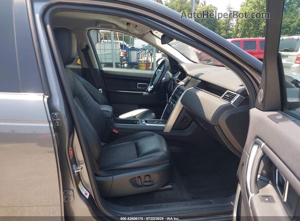 SALCP2BG8GH628424 2016 LAND ROVER DISCOVERY SPORT Gray წინა სალონის ხედი