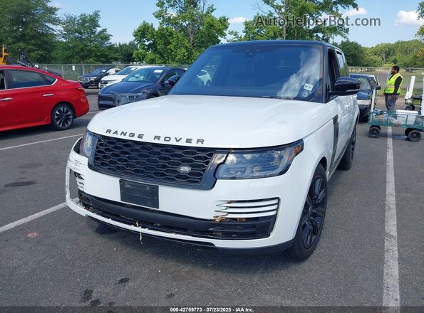 SALGS2RU0LA405289 2020 LAND ROVER RANGE ROVER White Передня ліва чверть