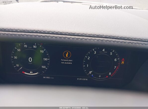 SALGS2RU0LA405289 2020 LAND ROVER RANGE ROVER White Вид задніх сидінь