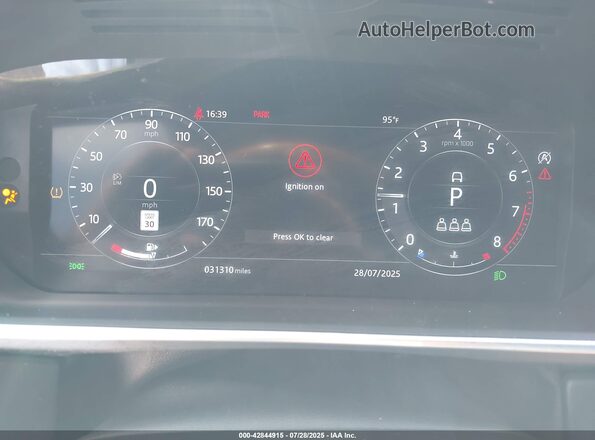 SALGV2SEXLA591367 2020 LAND ROVER RANGE ROVER Pewter Вид задних сидений