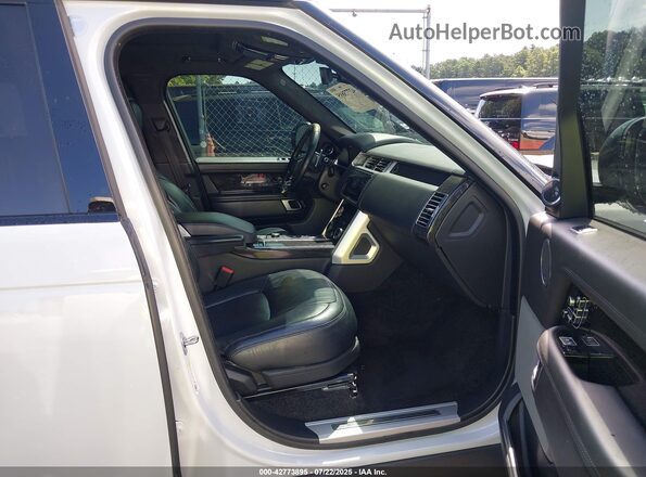 SALGV5SE4LA584982 2020 LAND ROVER RANGE ROVER White Widok wnętrza z przodu