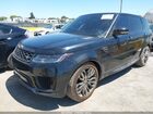 2022 Land Rover Range Rover Sport Hse Silver Edition Mhev Черный vin: SALWR2SUXNA207369