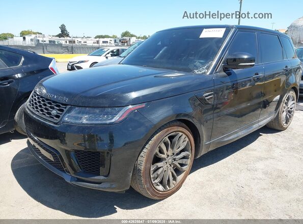 SALWR2SUXNA207369 2022 LAND ROVER RANGE ROVER SPORT Черный Передняя левая четверть