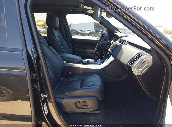 SALWR2SUXNA207369 2022 LAND ROVER RANGE ROVER SPORT Черный Вид салона спереди