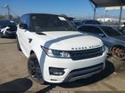 2017 Land Rover Range Rover Sport 3.0l V6 Supercharged Hse Dynamic White vin: SALWV2FV9HA144686