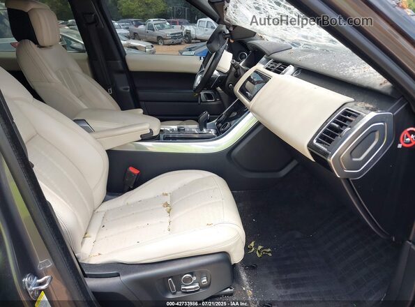 SALWV2SVXJA406050 2018 LAND ROVER RANGE ROVER SPORT Gray წინა სალონის ხედი
