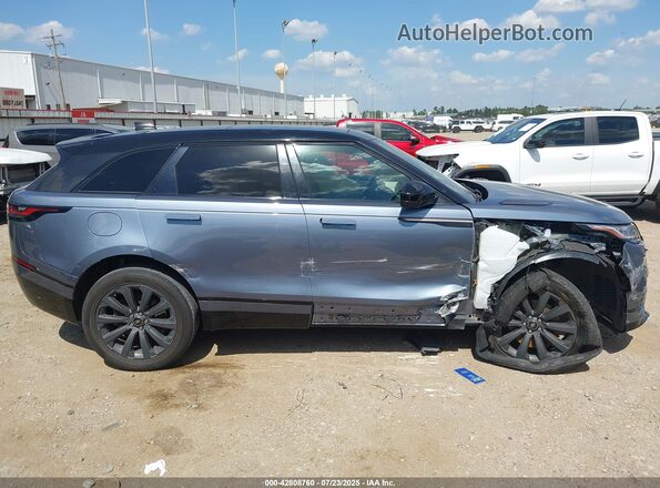 SALYK2FV2LA246275 2020 LAND ROVER RANGE ROVER VELAR Синий Вид задней части салона