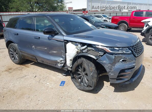 SALYK2FV2LA246275 2020 LAND ROVER RANGE ROVER VELAR Синий Передняя правая четверть