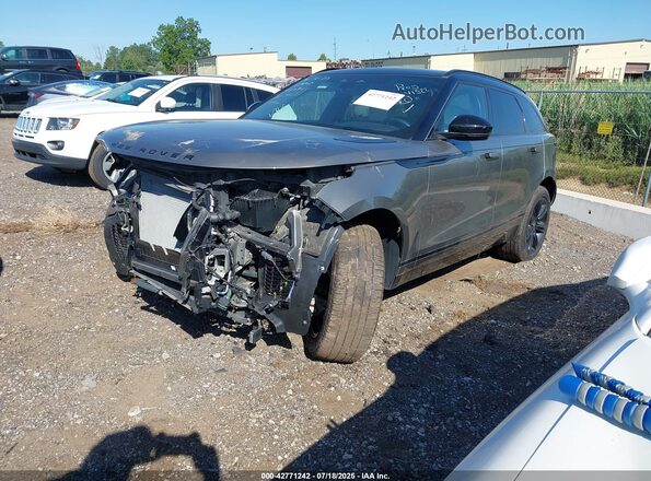 SALYT2EX7NA344091 2022 LAND ROVER RANGE ROVER VELAR Серый Передняя левая четверть