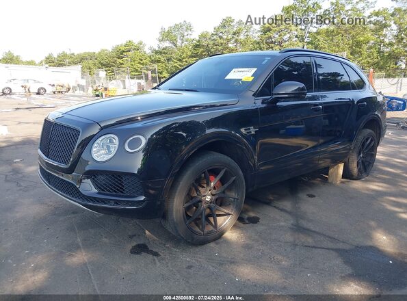 SJAAC2ZV8HC015850 2017 BENTLEY BENTAYGA Black Przód lewy