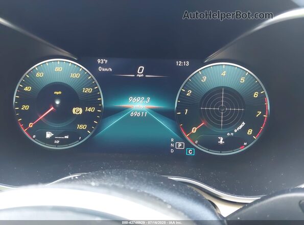 W1KWF8DB3MR645770 2021 MERCEDES-BENZ C Black Вид задніх сидінь