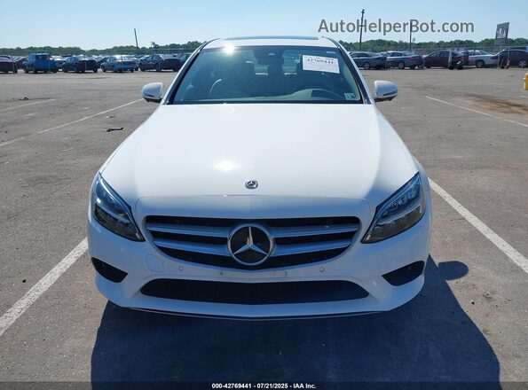 W1KWF8EB4MR618818 2021 MERCEDES-BENZ C-CLASS White Widok zestawu wskaźników