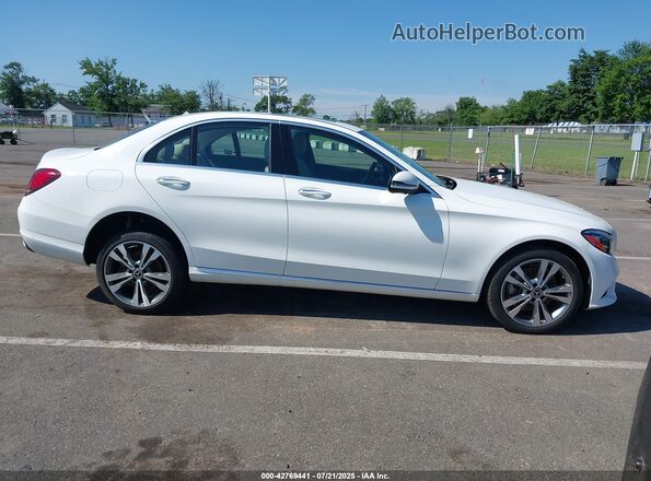 W1KWF8EB4MR618818 2021 MERCEDES-BENZ C-CLASS White Widok wnętrza z tyłu