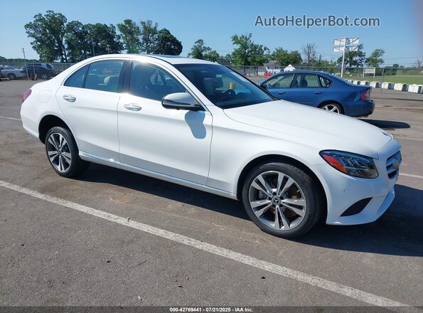 W1KWF8EB4MR618818 2021 MERCEDES-BENZ C-CLASS White Przód prawy