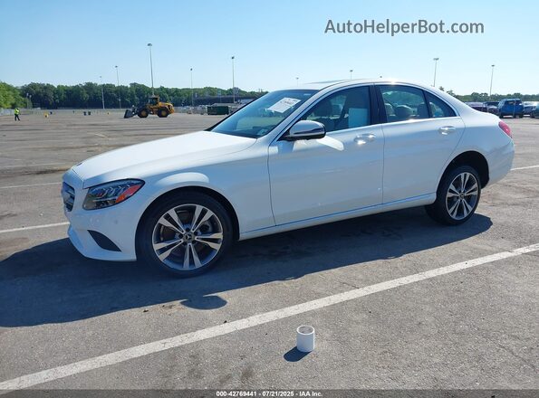 W1KWF8EB4MR618818 2021 MERCEDES-BENZ C-CLASS White Przód lewy