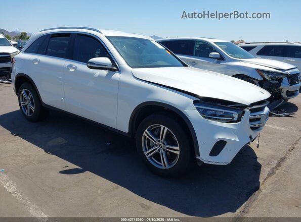 W1N0G8DB4MV287513 2021 MERCEDES-BENZ GLC 300 Белый Передняя правая четверть