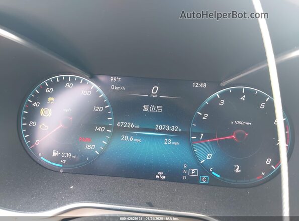 W1N0G8EB4LF805174 2020 MERCEDES-BENZ GLC 300 Белый Вид задних сидений